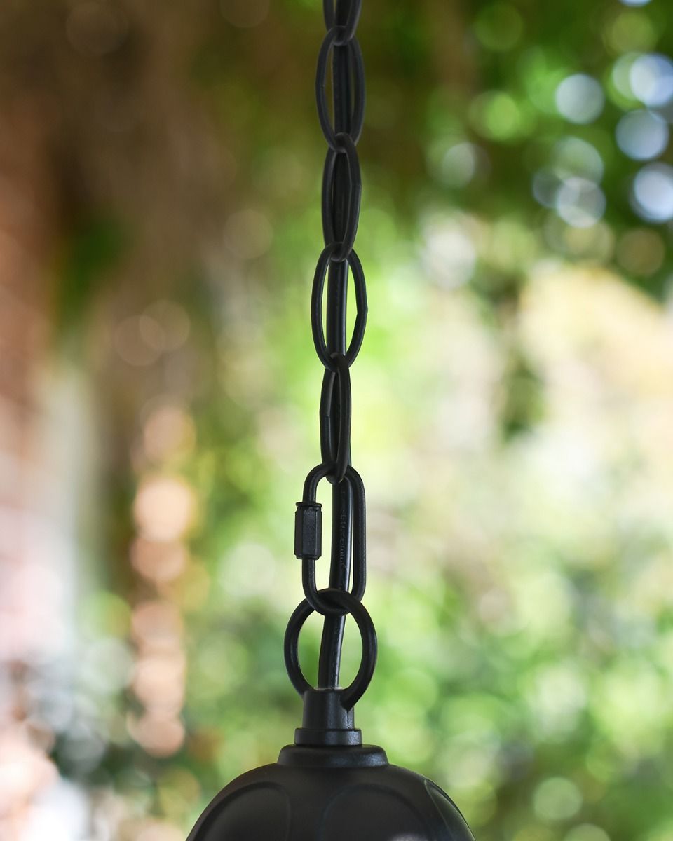 Close-up of the Chain on the Hanging Porch Light