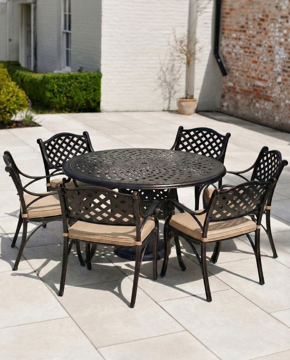 Milford full furniture set with cushions