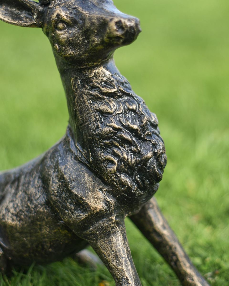 |Close-up of the Brushed Gold Finish on the Buck