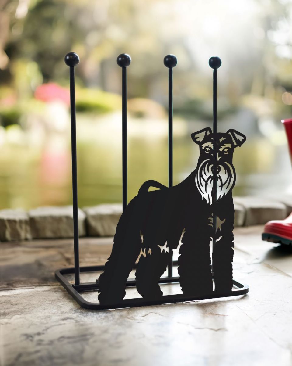Schnauzer Boot Rack outside Schnauzer Boot Rack outside