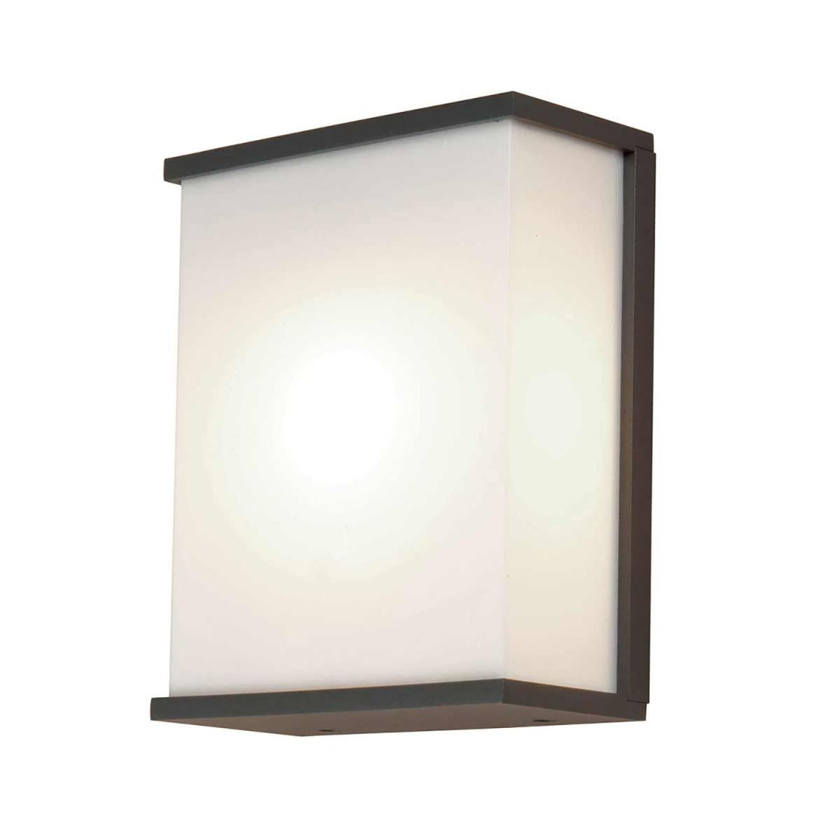 Modern "Square Top" Flush Wall Light Fitting - 25cm