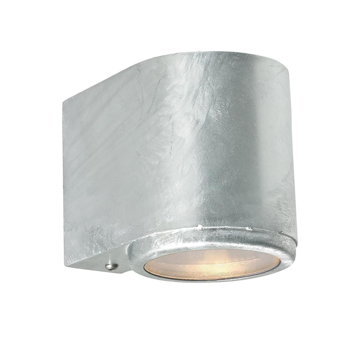 Modern Galvanised Steel "Moose" Down Wall Light