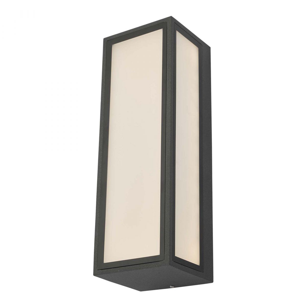 Frosted Glass Modern Simplistic Squared Wall Light in Use
