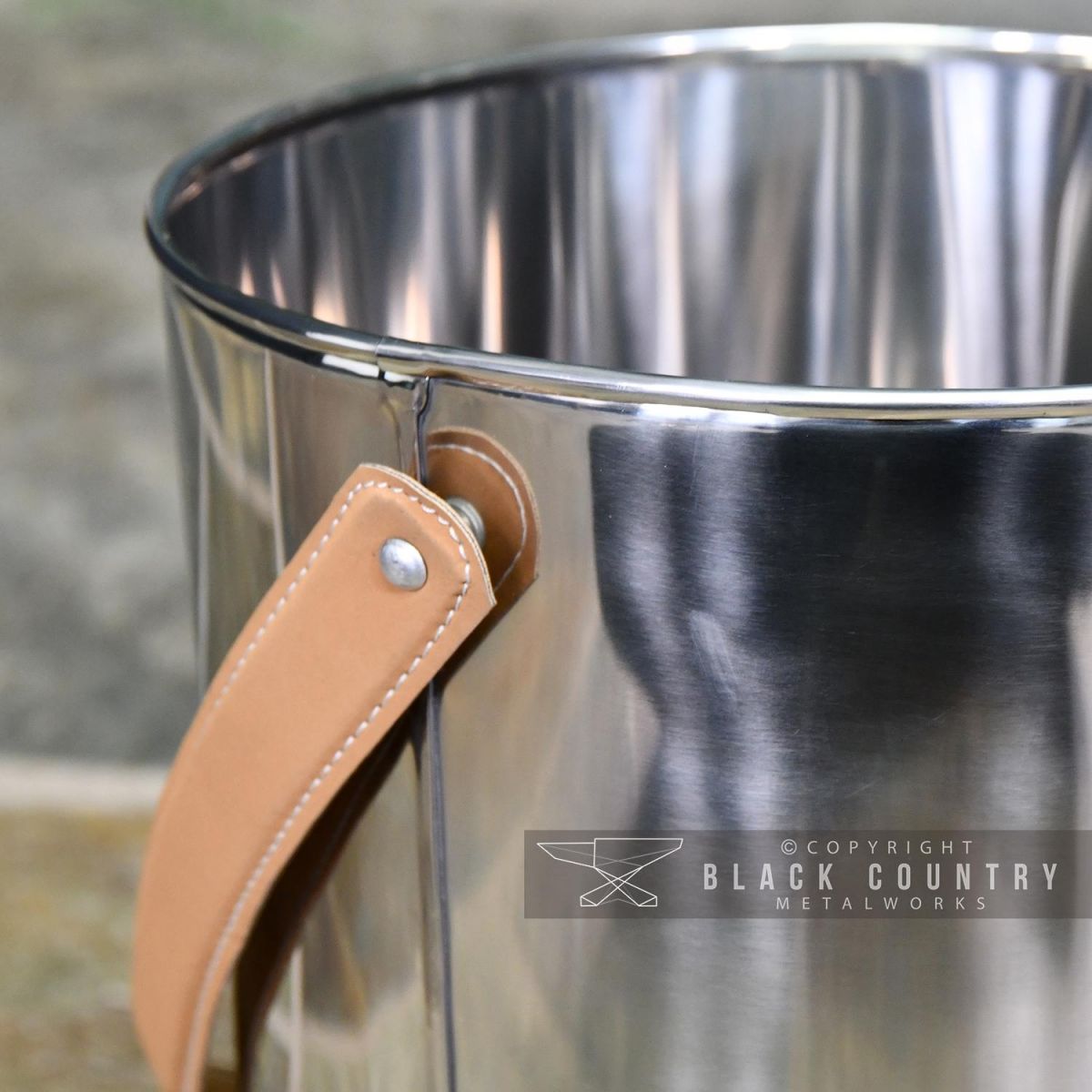 Close-up of the Stainless Steel Finish