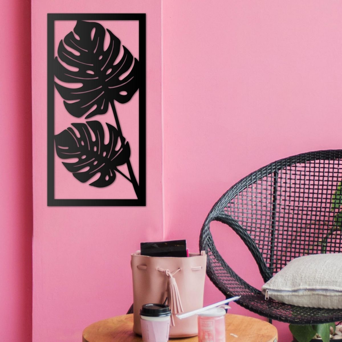 Monstera Tropical Leaf Wall Art 