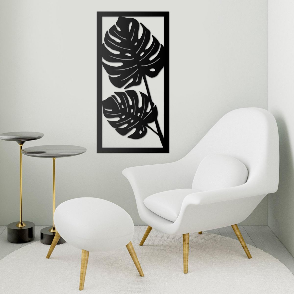 Tropical Monstera Leaf Wall Art 