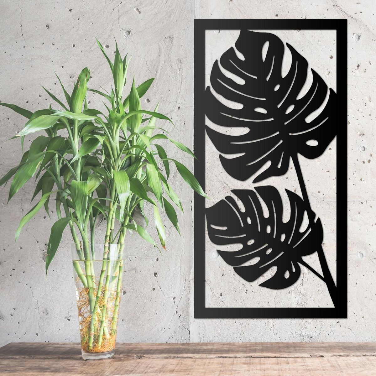 Monstera Tropical Leaf Wall Art 