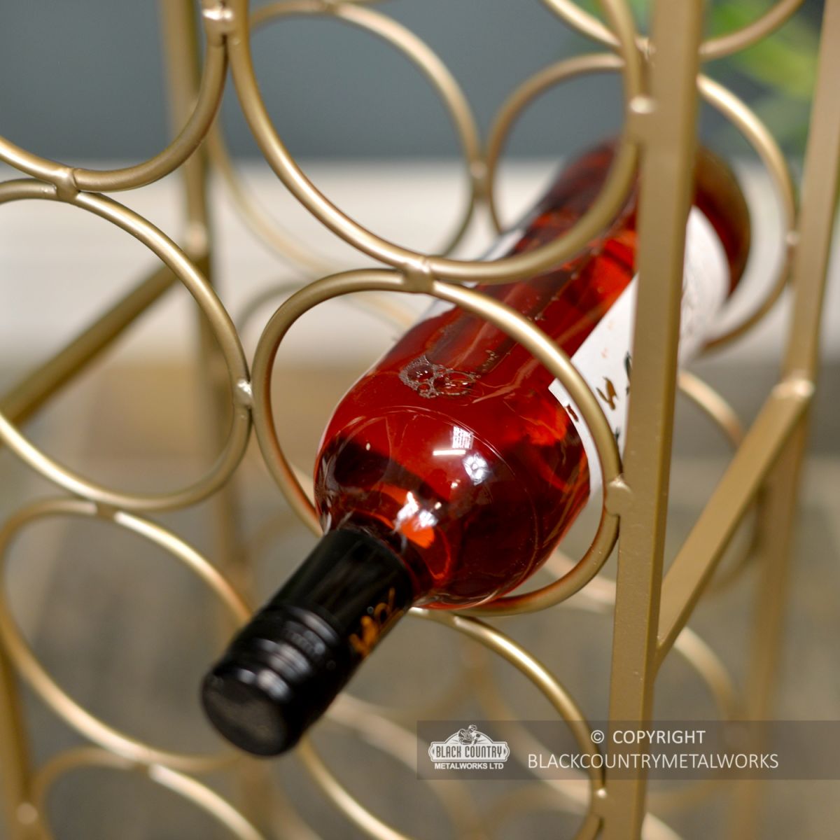 Close-up of the Wine Holder