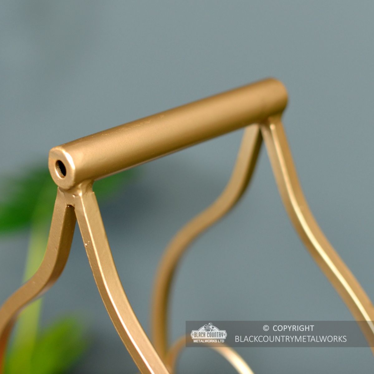 Carry Handle on the Top of the "Monticello" Double Row Wine Rack