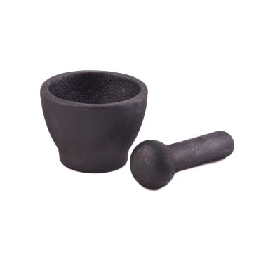 Small Cast Iron Mortar and Pestle