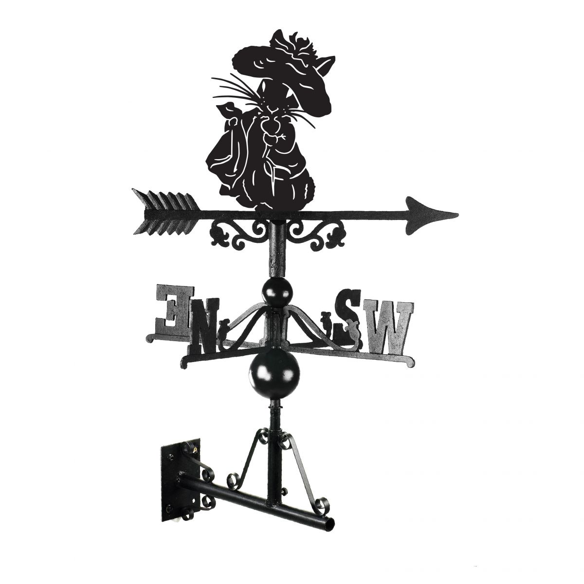 Mr Bunny Weathervane Created From Cast Iron