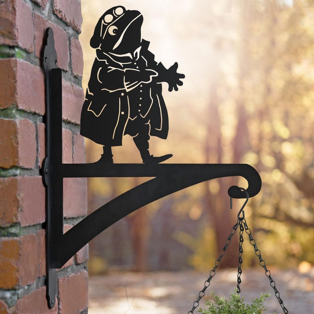 Mr. Toad Iron Hanging Basket Bracket