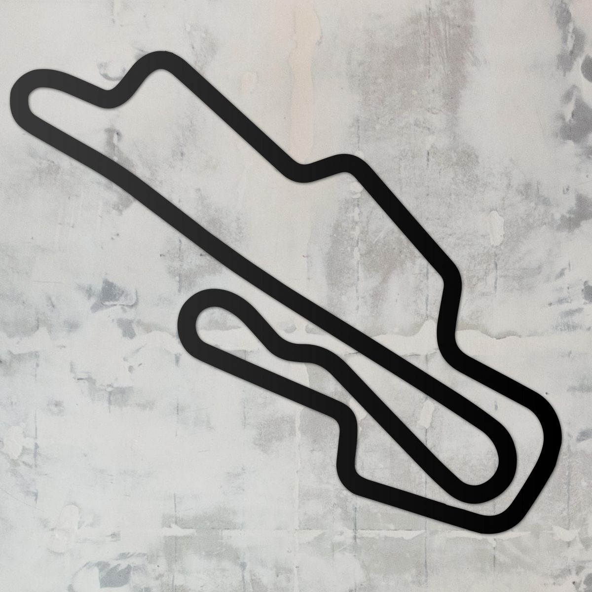 Mugello Motor Circuit Wall Art in Situ 