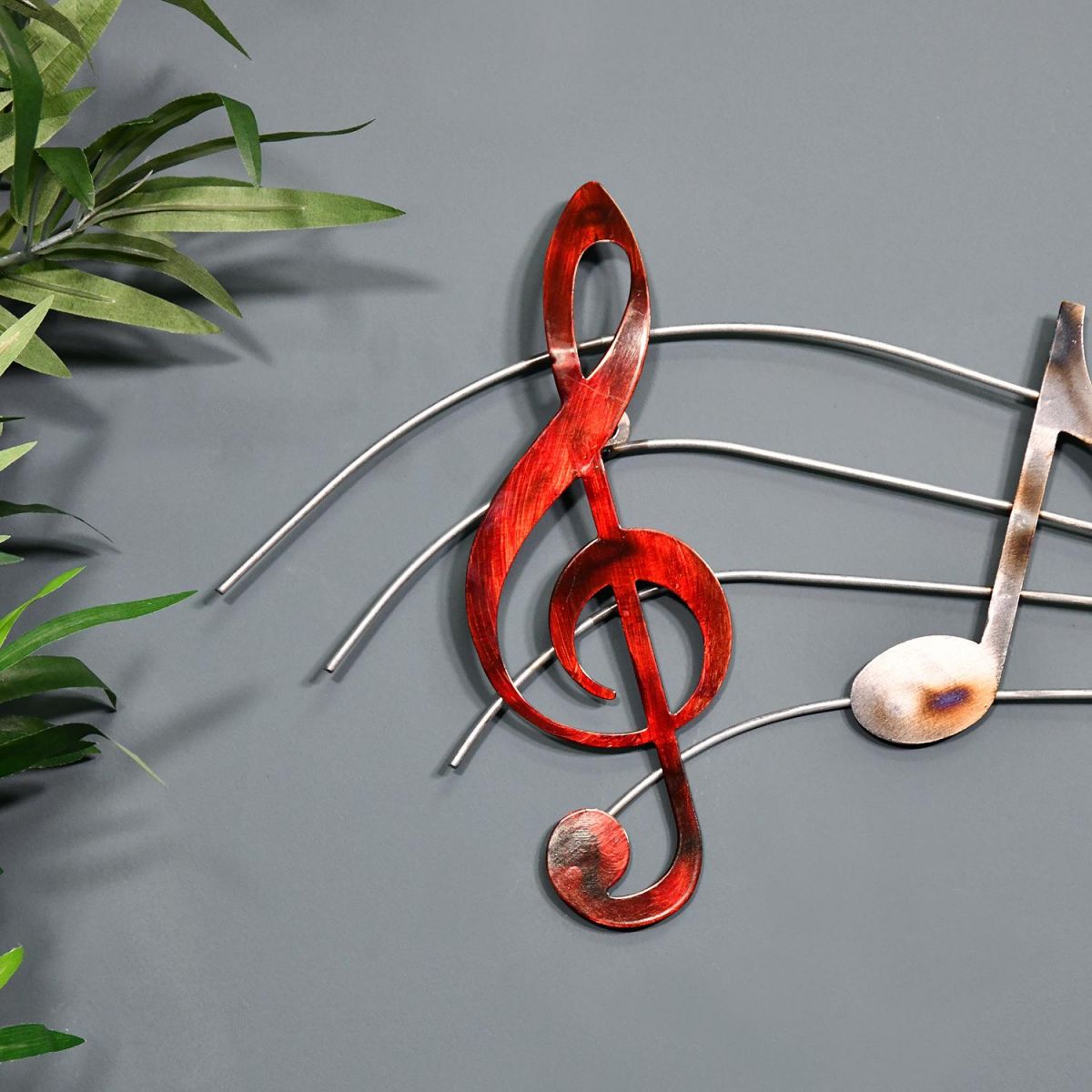 Close-up of the Metallic Red Finish