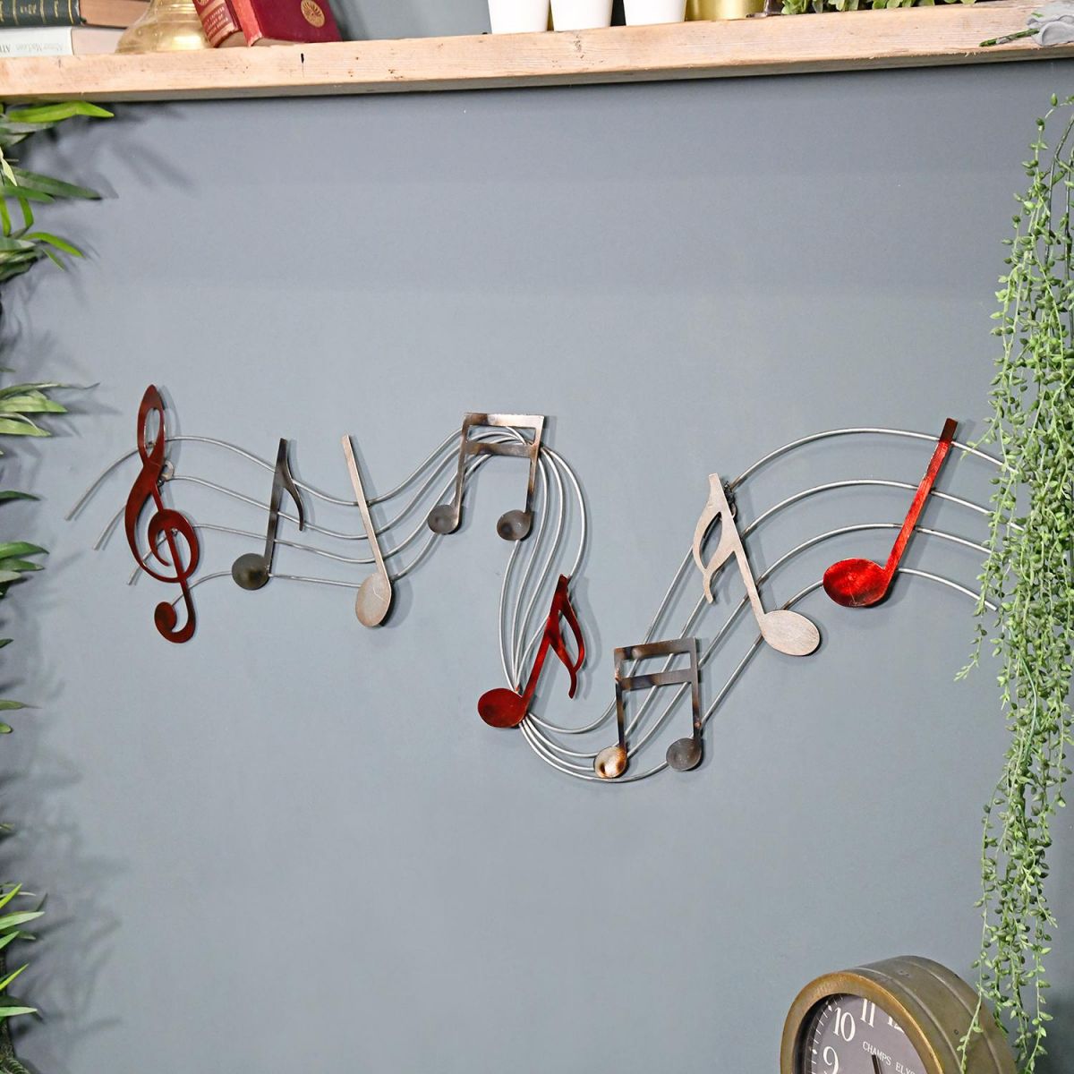 Musical Wall Art Sign Created Out of Metal