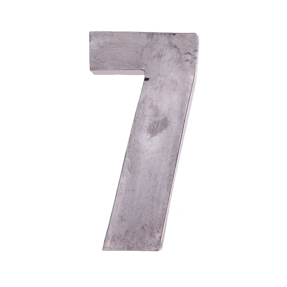 Fabricated 12" Steel Number 7