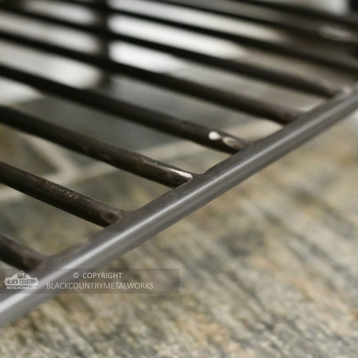 Natural Wood and Metal Opening Storage Bench