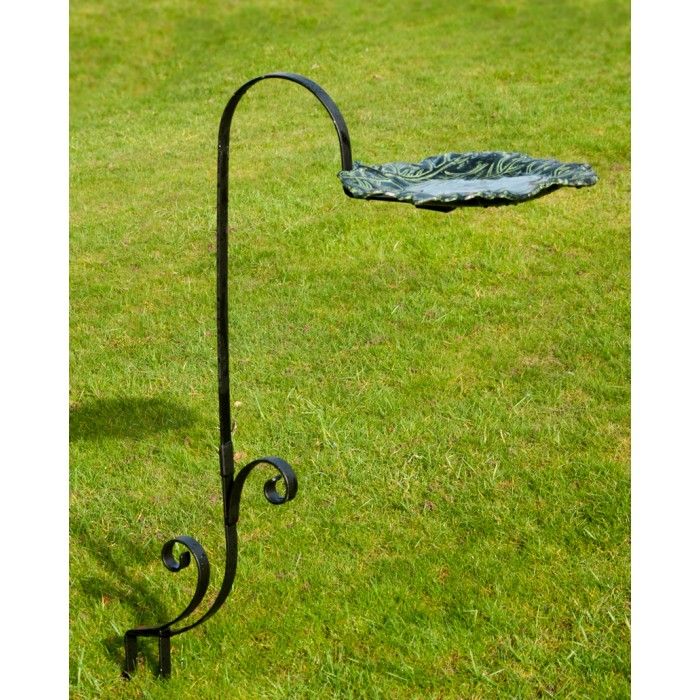 New Forest Leaf Design Bird Bath & Feeder