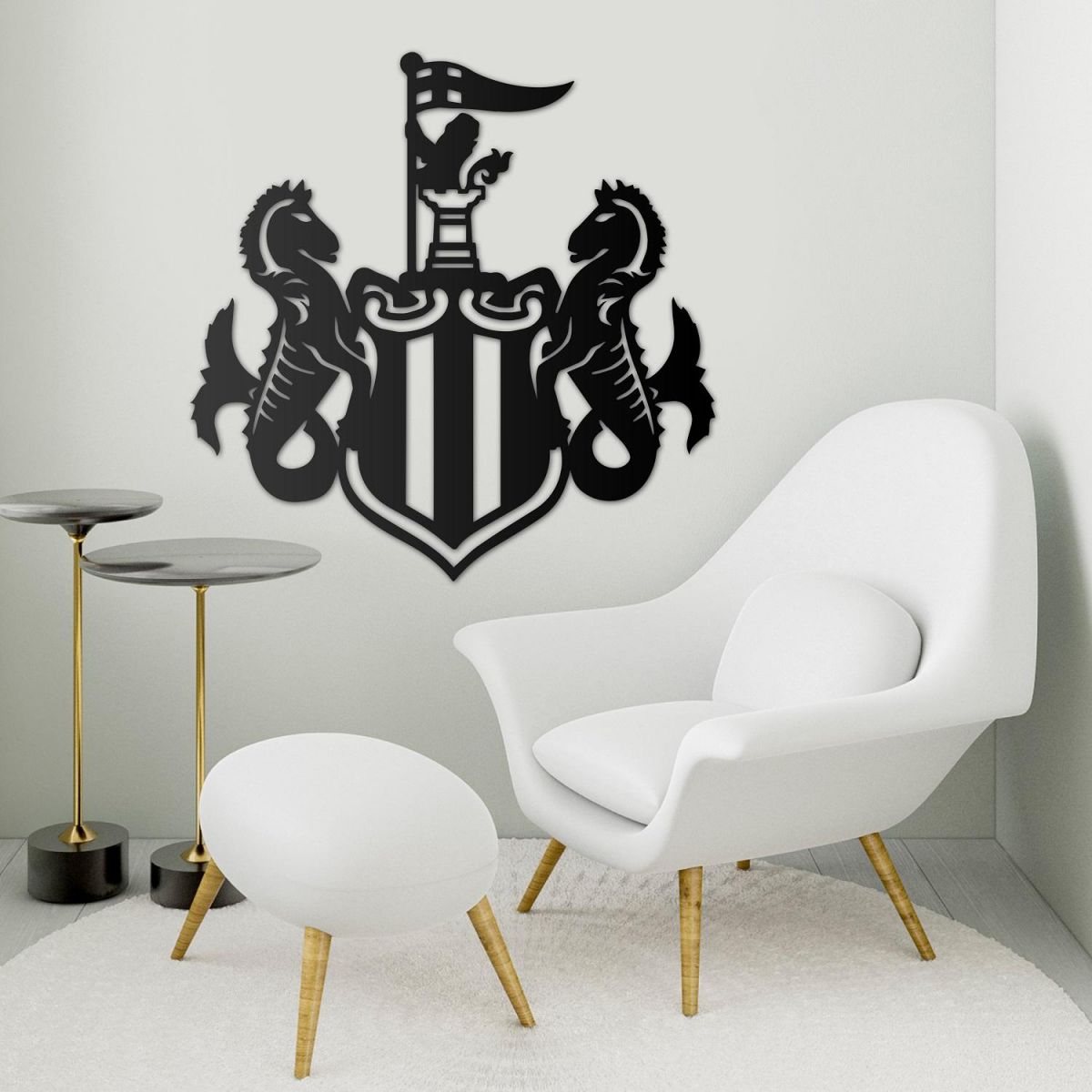 "Magpies" Wall Art in Situ  "Magpies" Wall Art in Situ