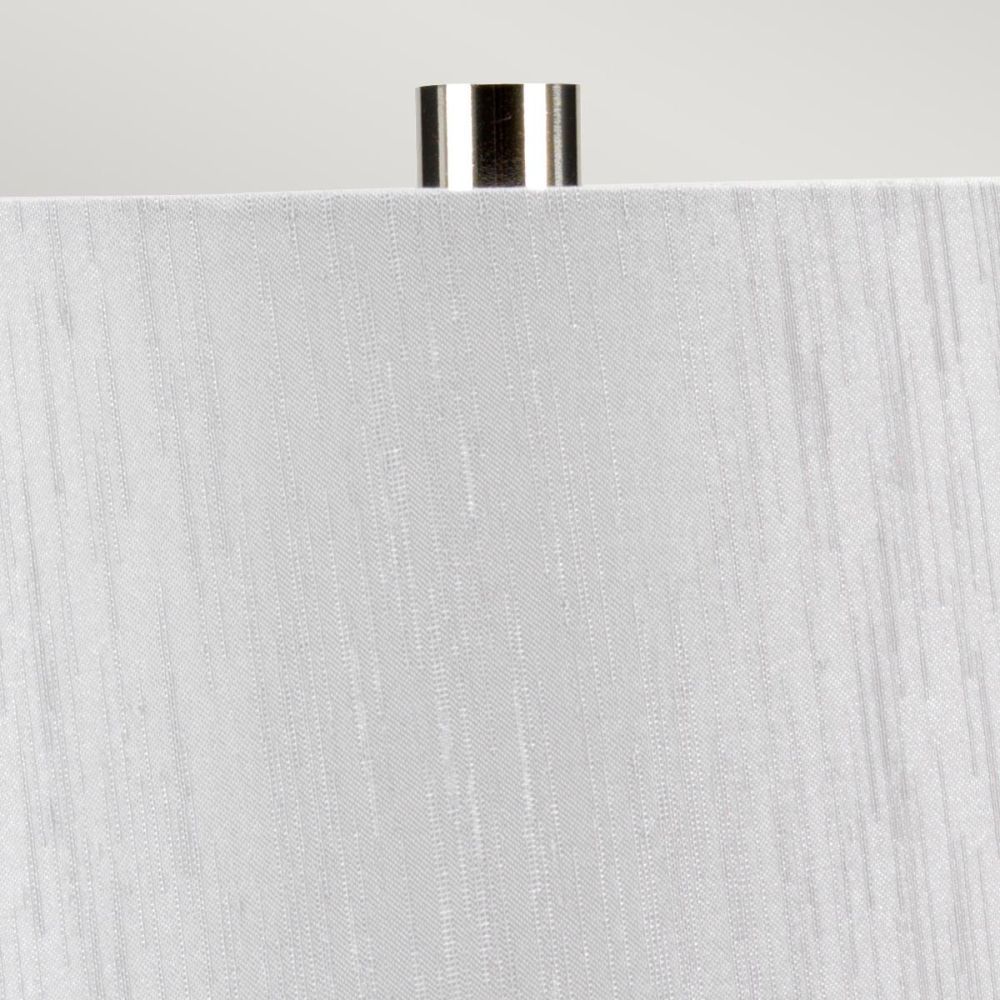 Nickel Finial and Lampshade