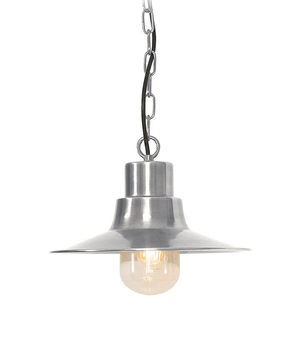 "Albrighton" Nickel Vintage Industrial Barn Hanging Light