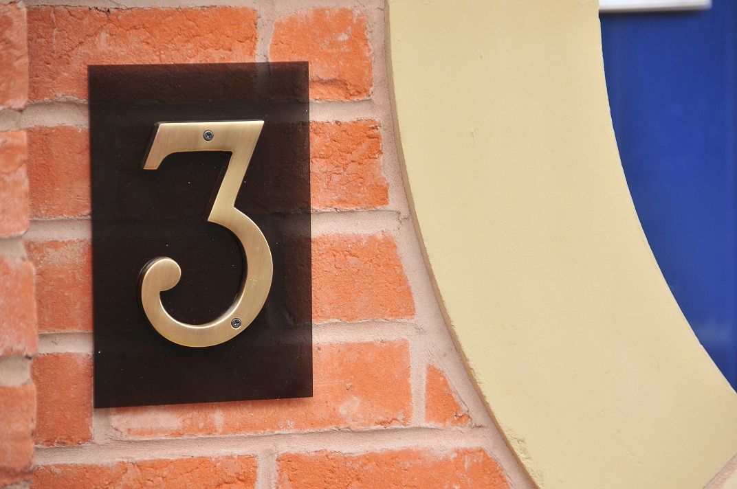 Suspended House Numbers Doubles