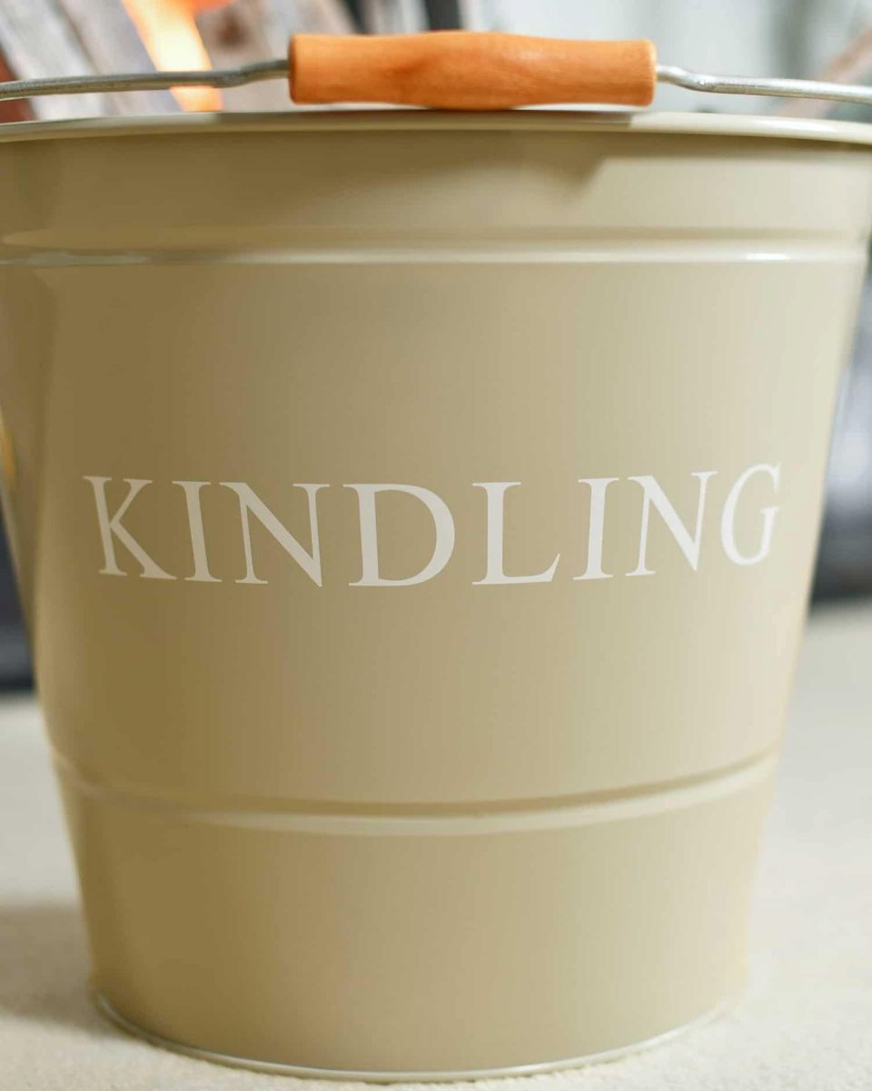 Close-Up of "KINDLING" Lettering