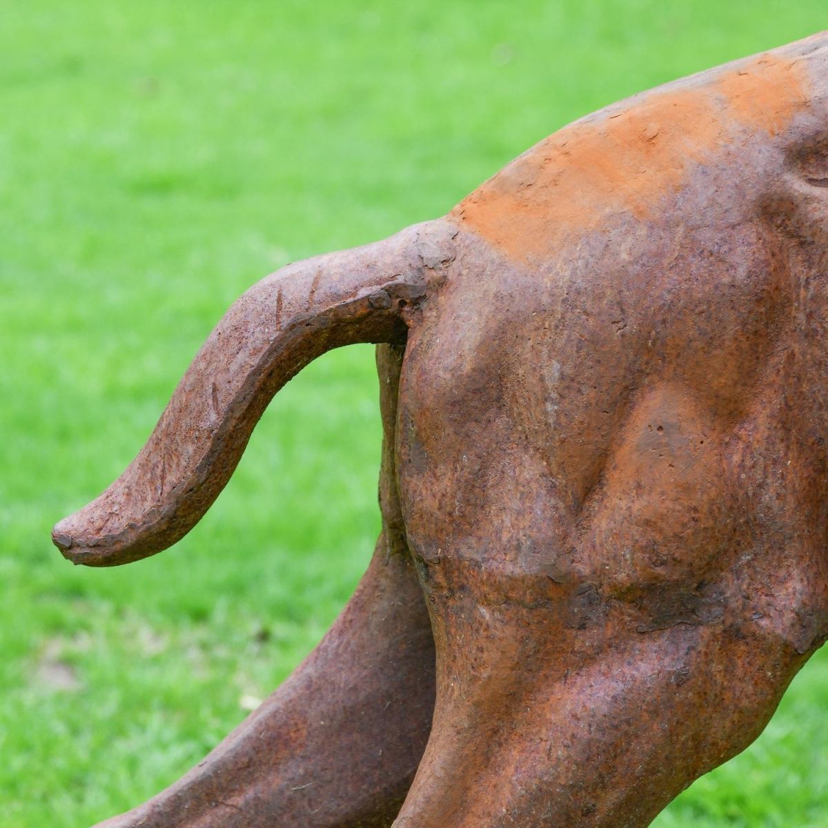 Close up of Cast Iron Stag Tail