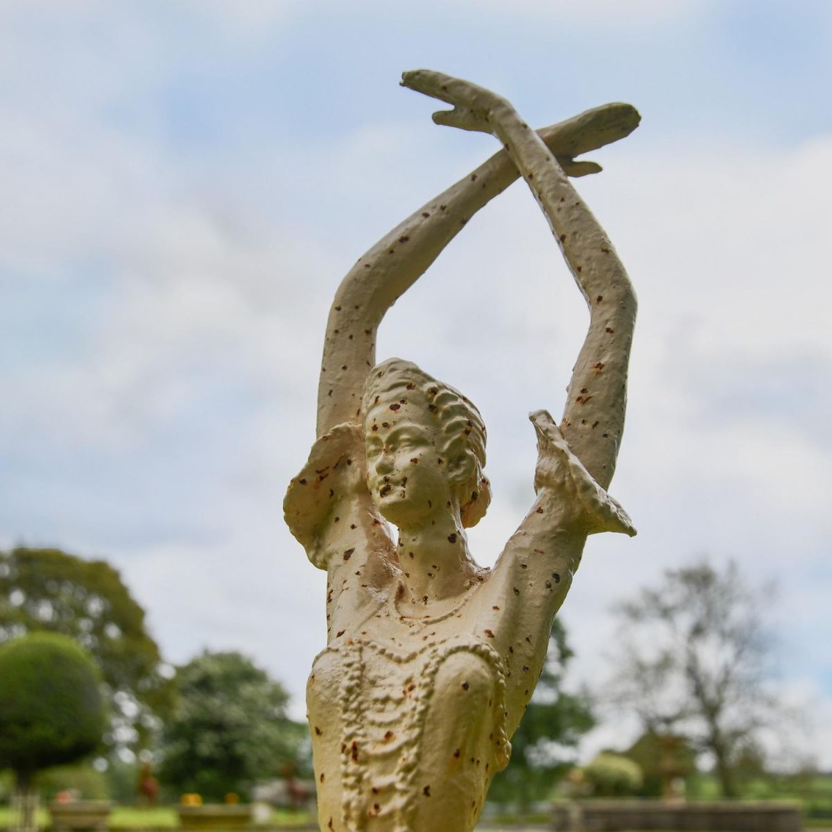 Close up of Rustic Cream Ballet Dancer 