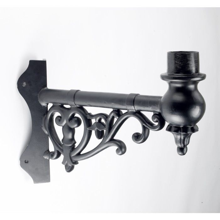 Ornate Corner Bracket Finished in Black