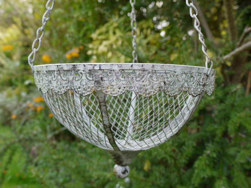 Ornate Patterned Hanging Basket