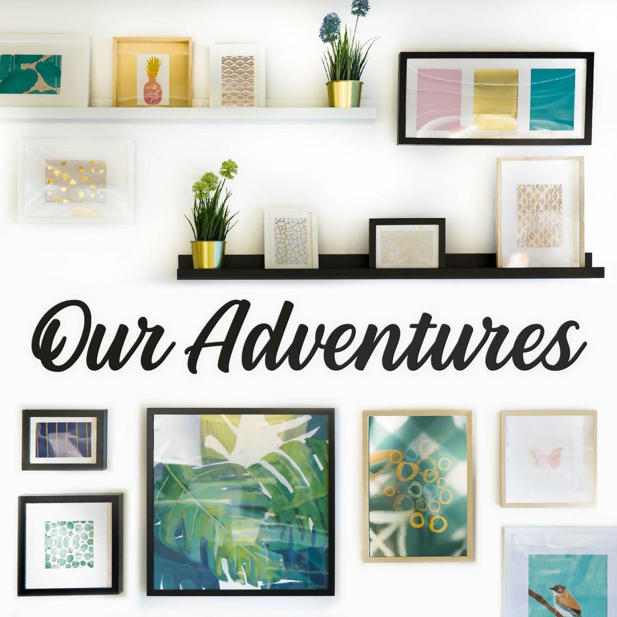 Our Adventures Wall Art in full 