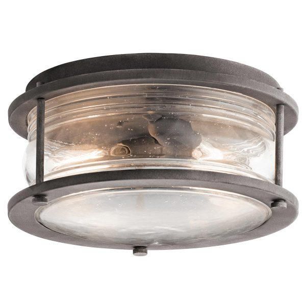 Outdoor Bantam Bay Ceiling Flush Light