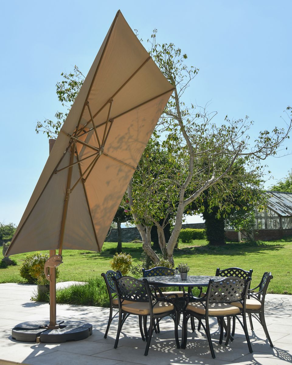Outdoor Parasol Umbrella Standing Straight