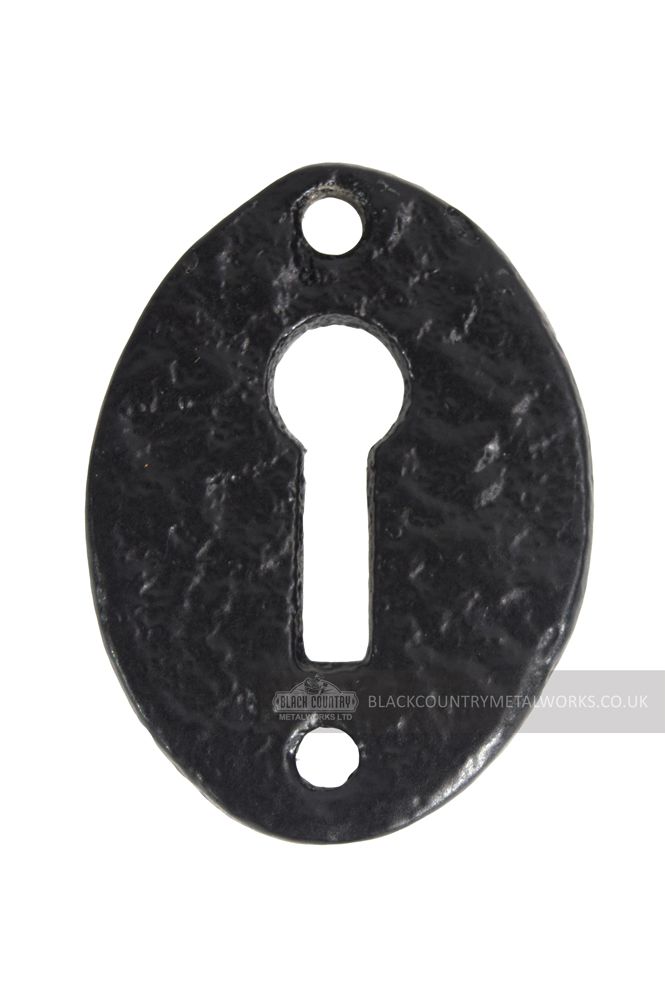 Oval Blacksmith Style Escutcheon Oval Blacksmith Style Escutcheon