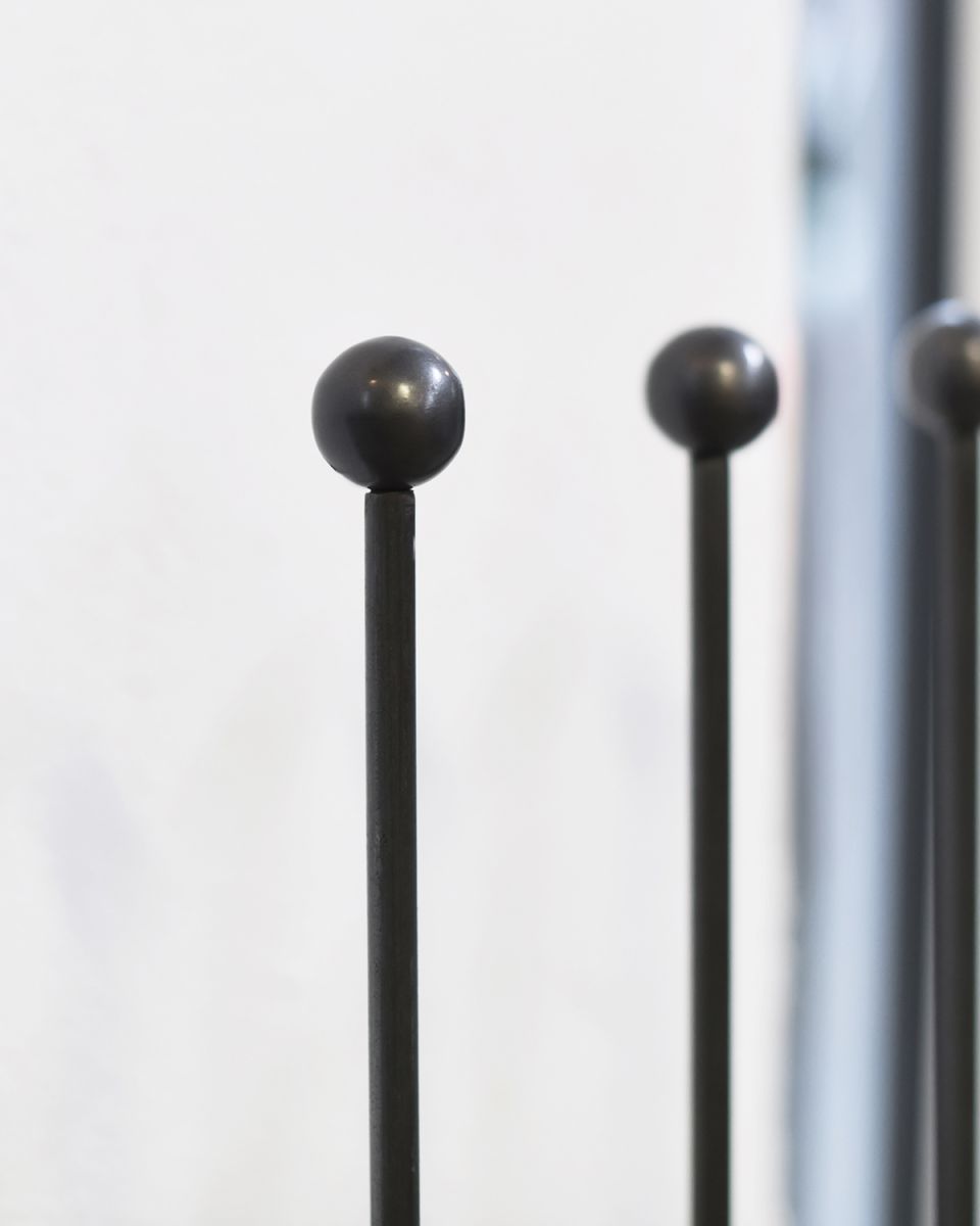 Close-up of the Balls on the End of the Boot Holders Close-up of the Balls on the End of the Boot Holders