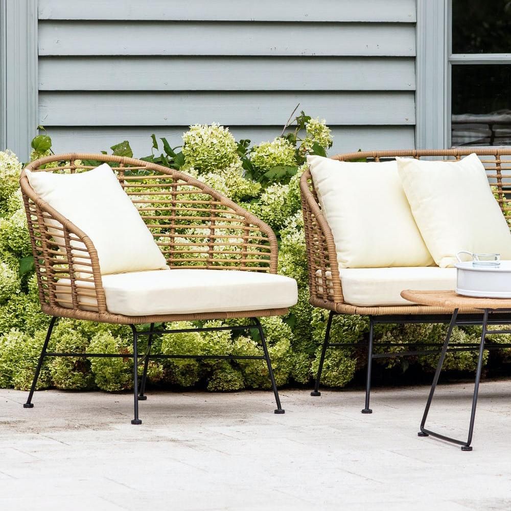 Polyethylene "Bamboo" Armchairs in Situ