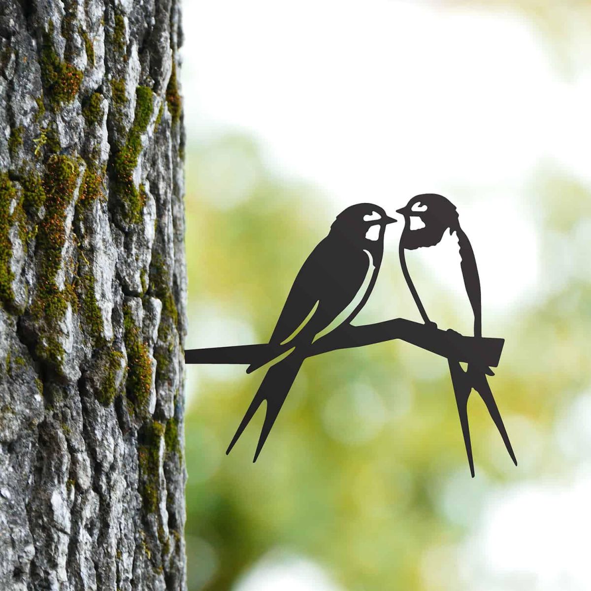 Pair of Swallows Steel Tree Spike - Black Pair of Swallows Steel Tree Spike - Black
