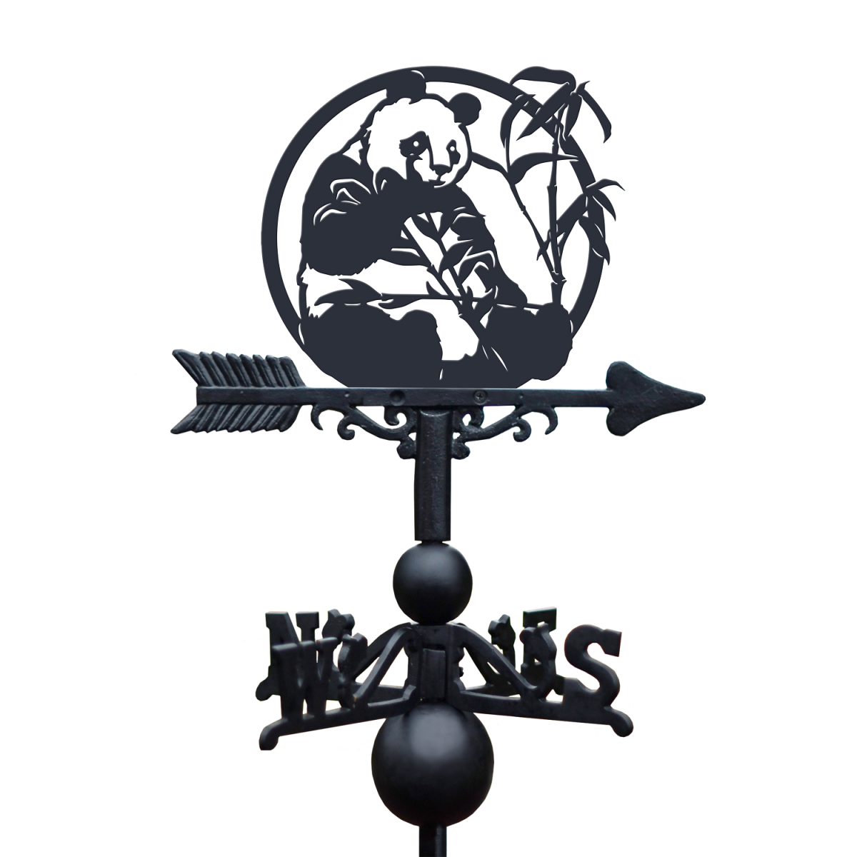Weathervane with Panda Design 