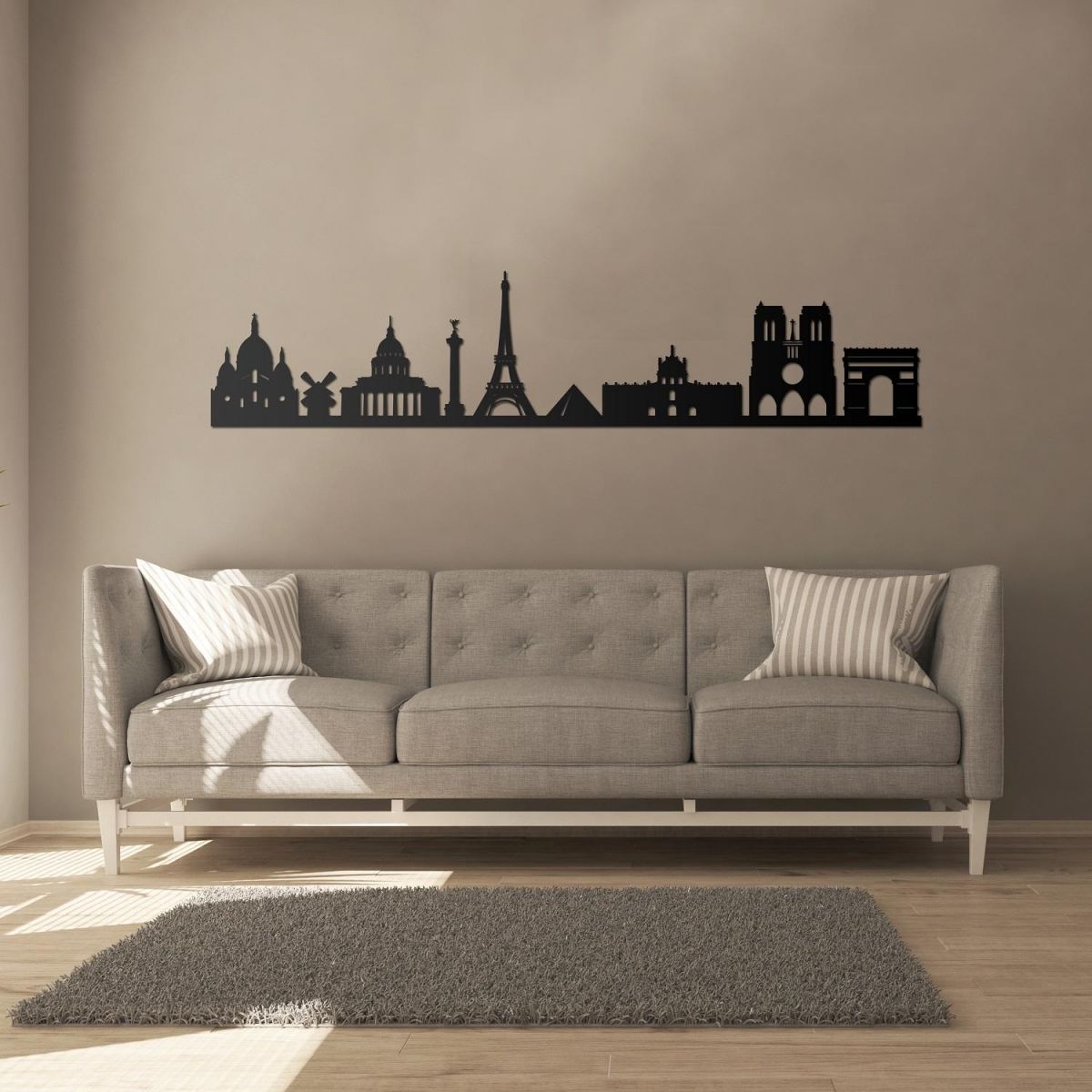 Paris Skyline Wall Art