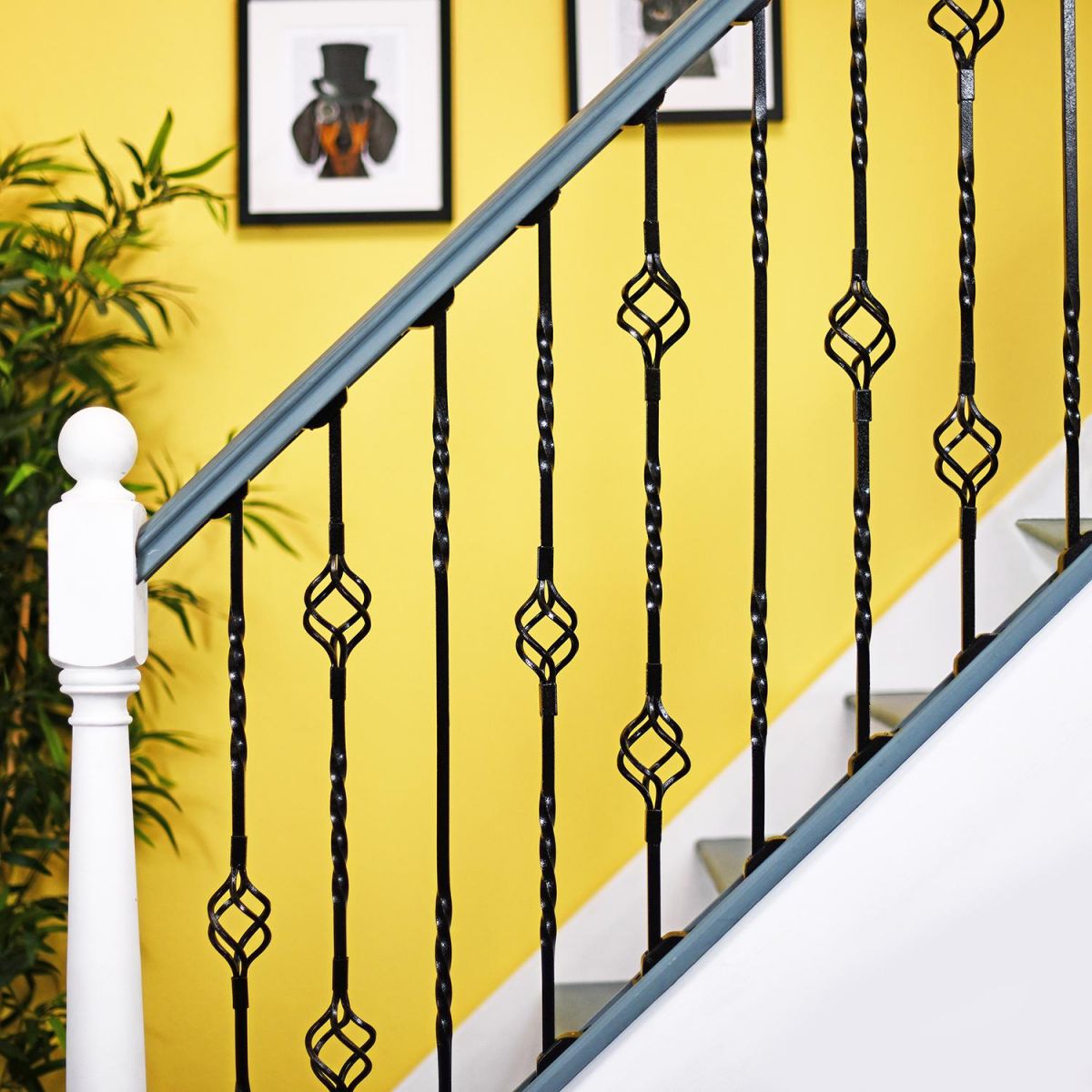 "Cavendish" Set of 3 Alternating Stair Spindles - Pattern 6