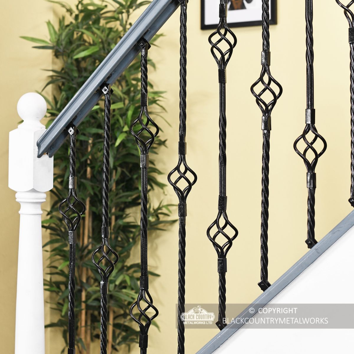 Single Basket Rope Twist & Double Basket Rope Twist Spindles in Situ Single Basket Rope Twist & Double Basket Rope Twist Spindles in Situ