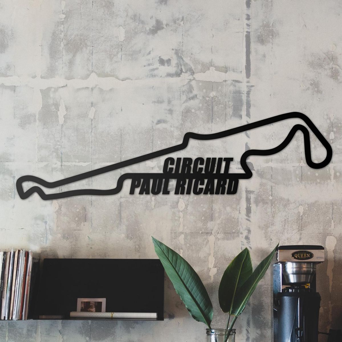 Paul Ricard Circuit Wall Art in the Living Room
