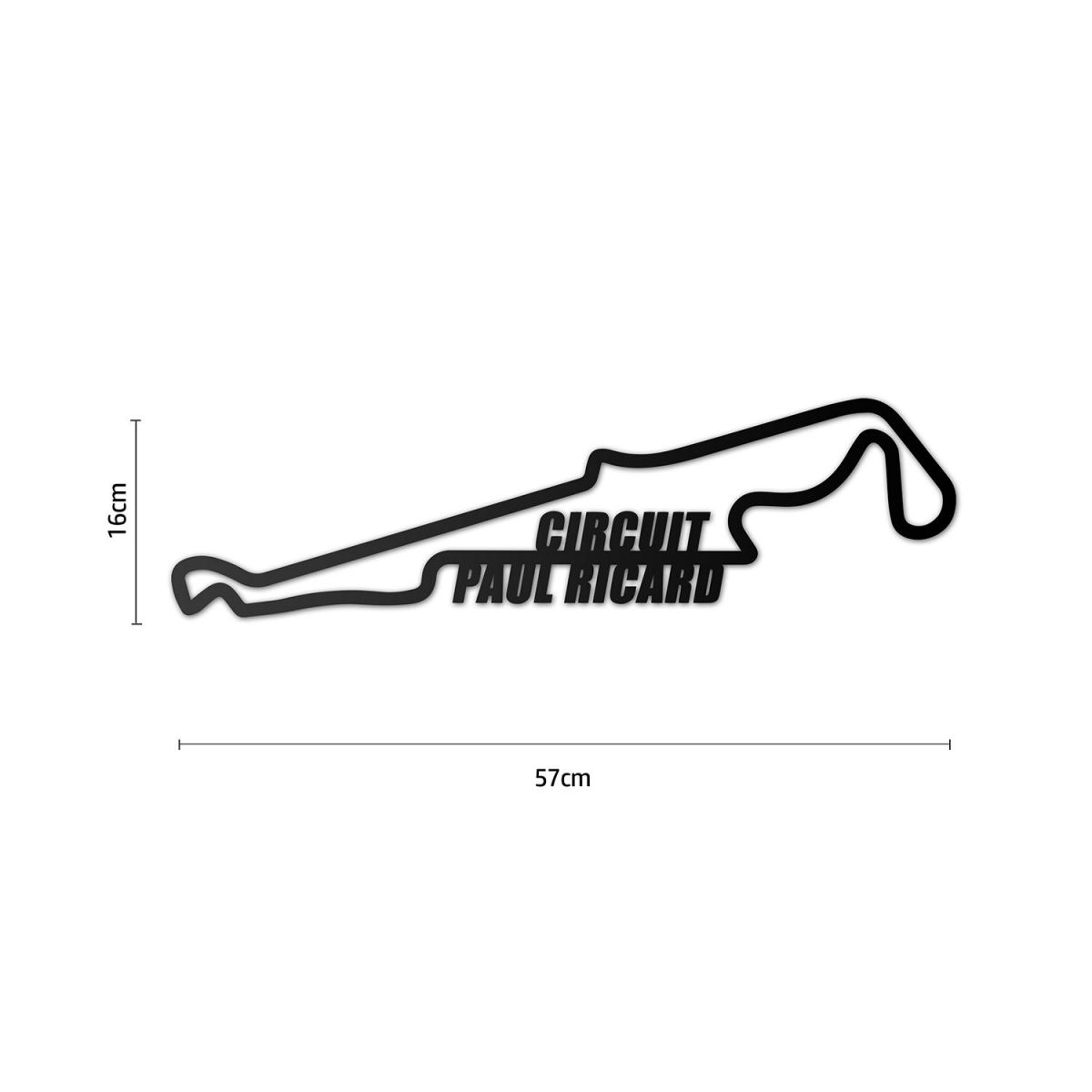 Paul Ricard Circuit Wall Art Dimensions 