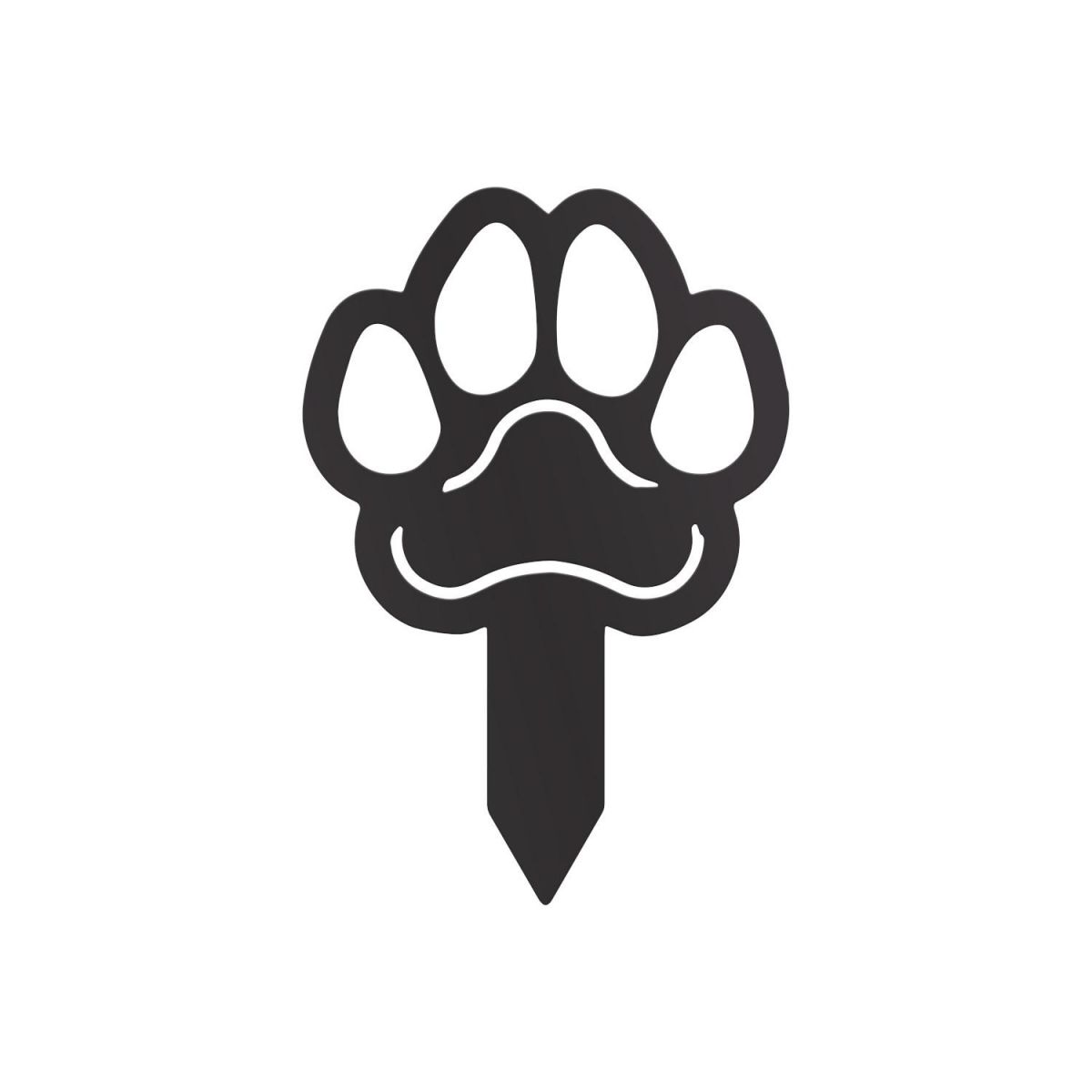 Close-Up of Paw Print Topper