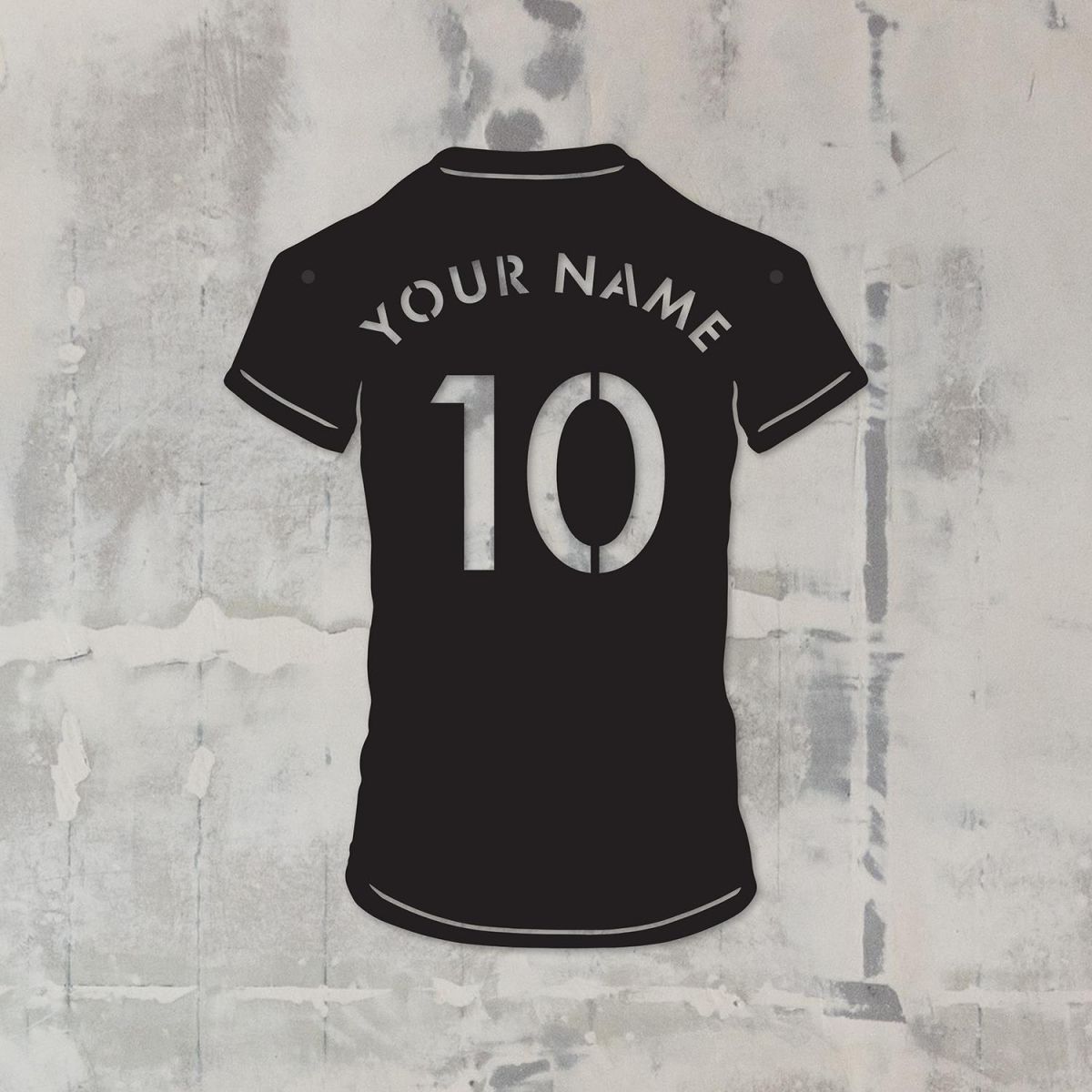 Personalised Football Shirt Wall Art Personalised Football Shirt Wall Art