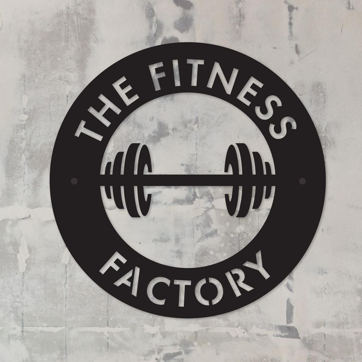 Close-Up of Personalised Gym Routine Black Wall Art