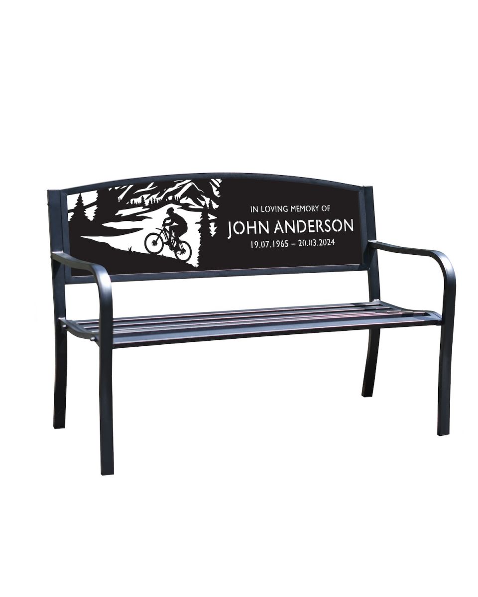 Memorial garden bench