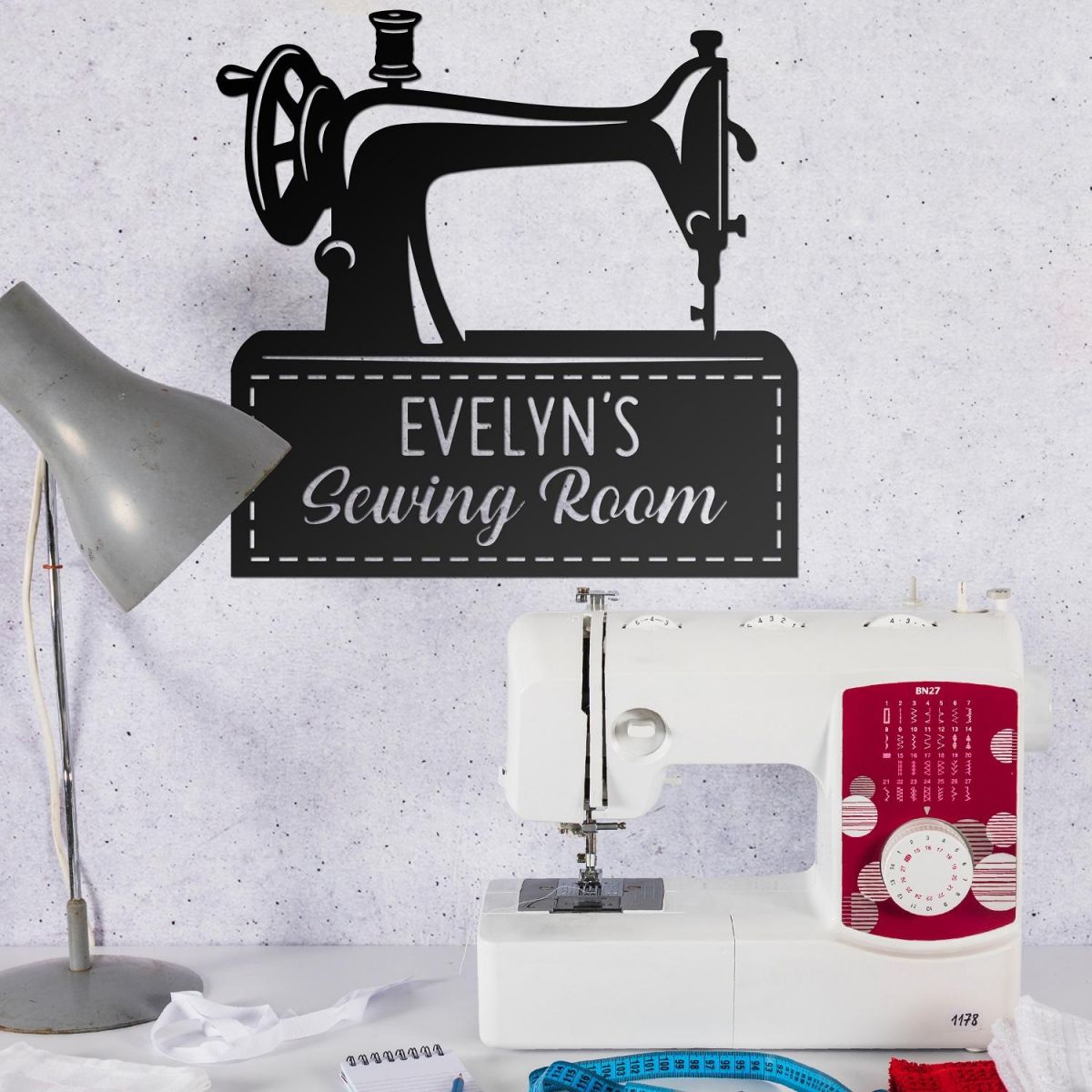 Personalised Sewing Room Sign 