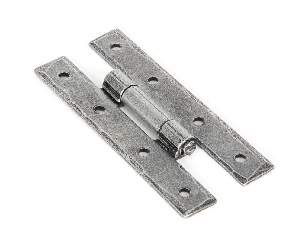 Pewter 3¼" Inch H Hinge Pair